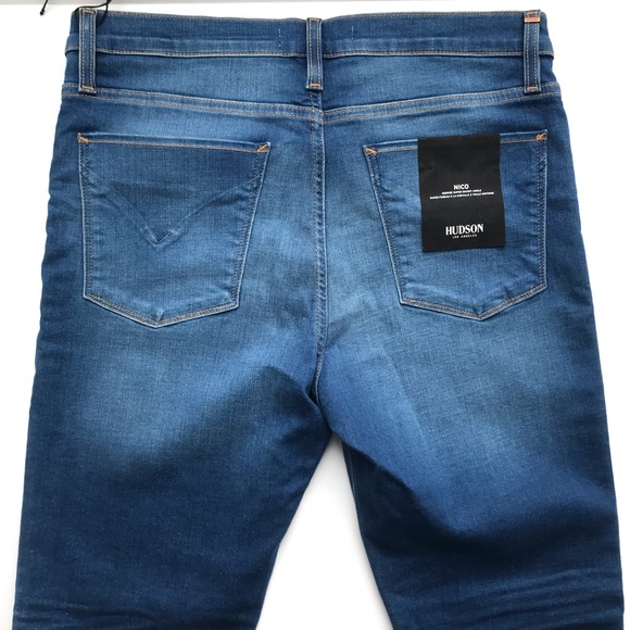 Hudson Nico Mid Rise Supper Skinny Ankle Jeans 31 - Picture 8 of 11